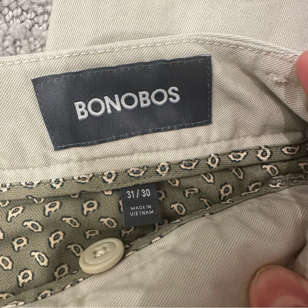 Bonobos The Original Chino Slim in Millstone - 31 x 30 - Picture 6 of 8